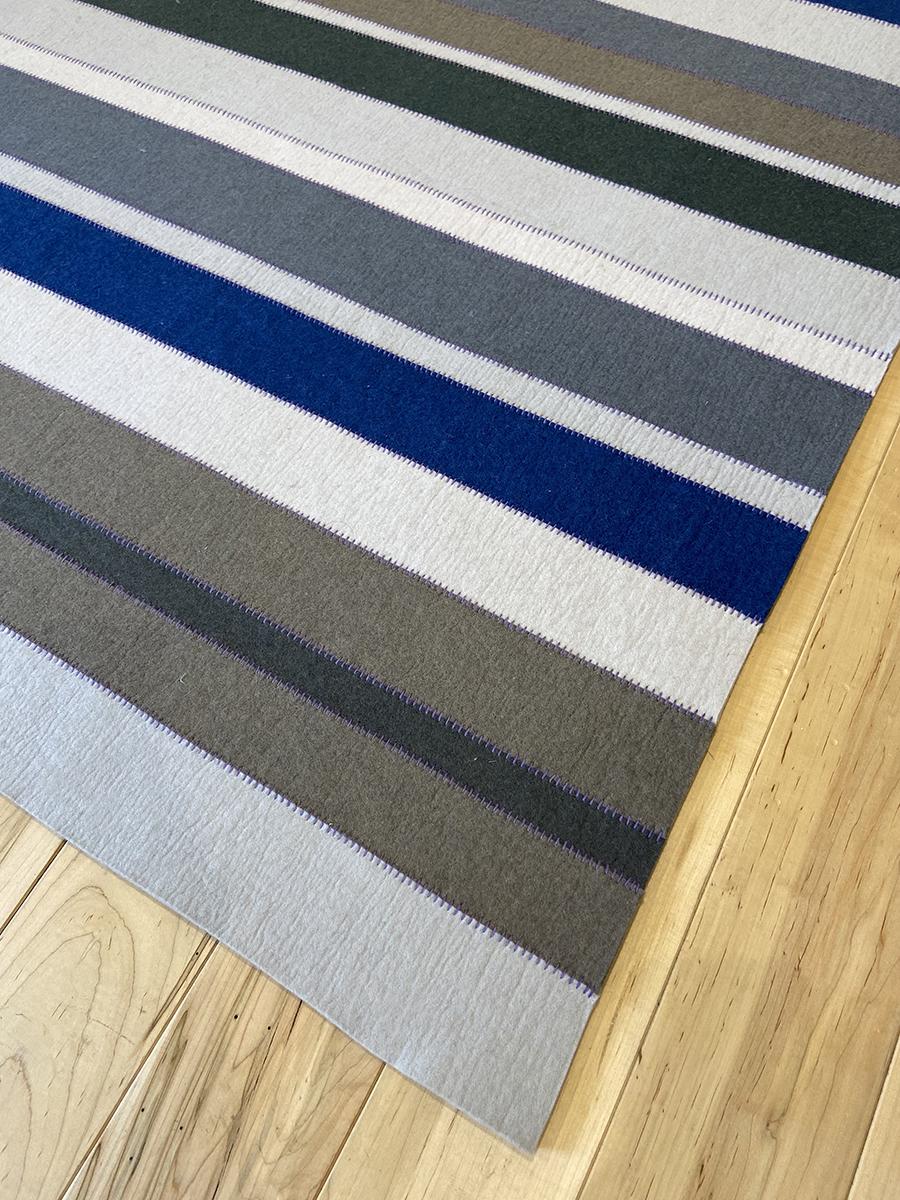blue and brown detail